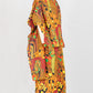 KaraChic Authentic African Print 2 Piece Pant Set- FG