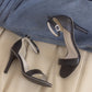 OASIS SOCIETY Dublin - Metal Stud Open Toe Heels