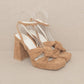 OASIS SOCIETY Zoey - Knotted Band Platform Heels