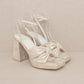 OASIS SOCIETY Zoey - Knotted Band Platform Heels