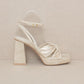 OASIS SOCIETY Zoey - Knotted Band Platform Heels