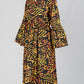 KaraChic African Print Maxi Dress- FG