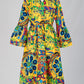 KaraChic African Print Maxi Dress- FG