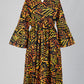 KaraChic African Print Maxi Dress- FG