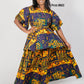 KaraChic African Print Plus Size 2pc Skirt Set- FG