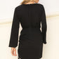 Lovely Embrace Ruched Mini Dress
