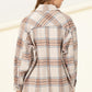 For Myself Checkered Print Button-Front Top