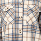 For Myself Checkered Print Button-Front Top