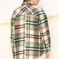 Sweet Comfort Plaid Pattern Shacket