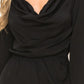 Lovely Embrace Ruched Mini Dress