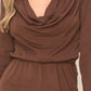 Lovely Embrace Ruched Mini Dress