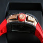 Stylish Personality Miller RM Barrelshaped Richard Watch Stylish Men's Calendar With Silicone Fiber Shell