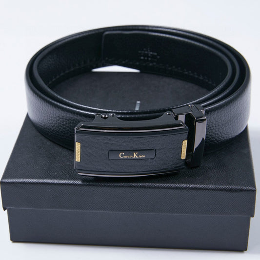 Calvin Klein Jeans reversible grained synthetic leather belt