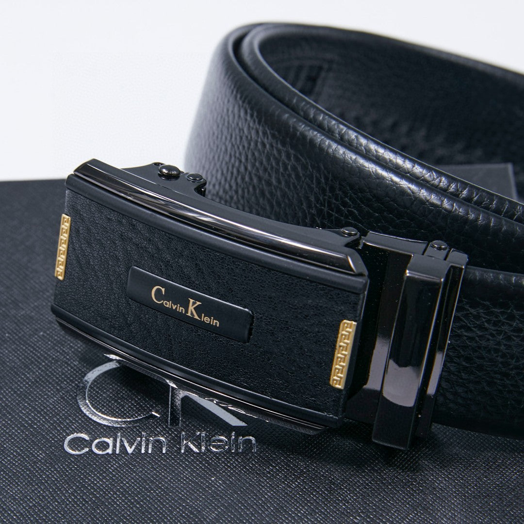 Calvin Klein Jeans reversible grained synthetic leather belt