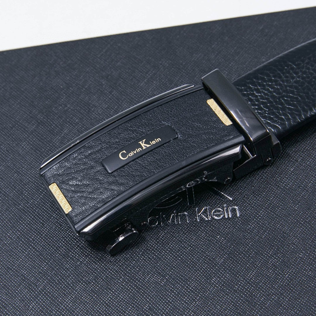 Calvin Klein Jeans reversible grained synthetic leather belt