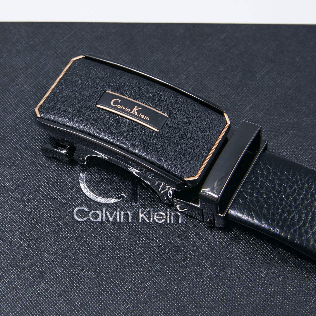 Calvin Klein Jeans reversible grained synthetic leather belt