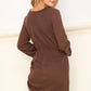 Lovely Embrace Ruched Mini Dress