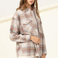 For Myself Checkered Print Button-Front Top
