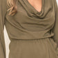 Lovely Embrace Ruched Mini Dress