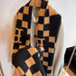 Burberry Lightweight Giant Check Wool & Silk Scarf