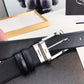 PRADA Leather Belt Men Black