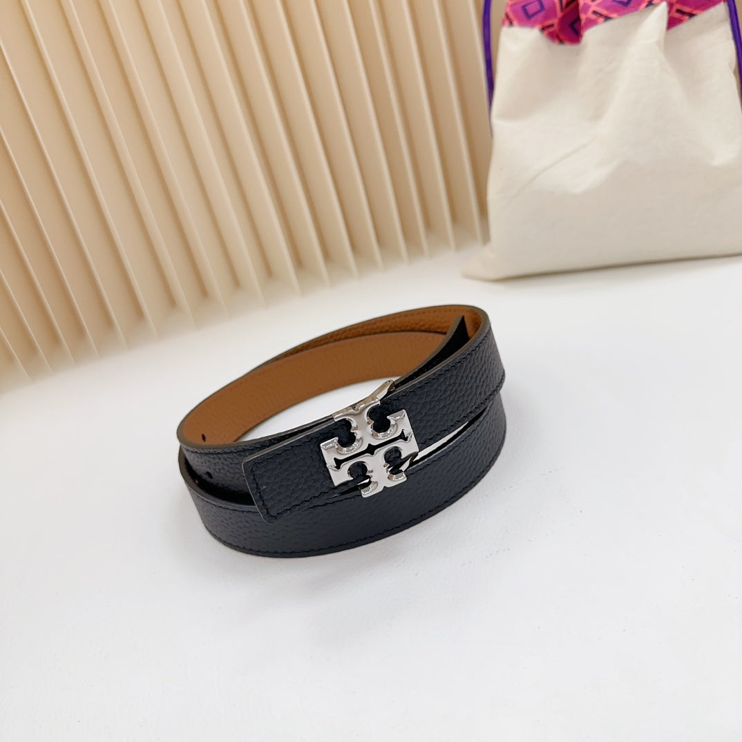 Tory Burch | Plain Leather Outlet Belts