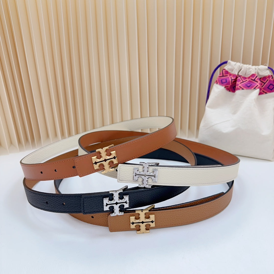 Tory Burch | Plain Leather Outlet Belts