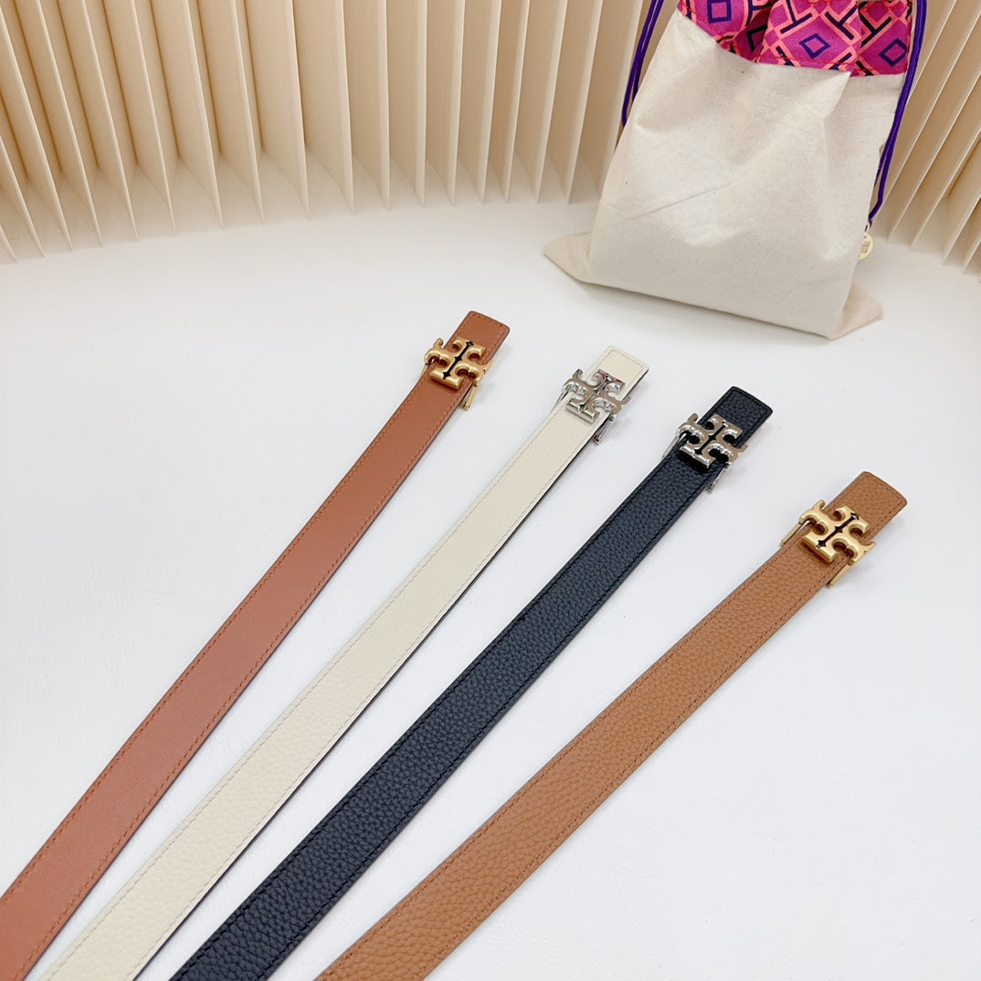 Tory Burch | Plain Leather Outlet Belts