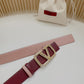 Valentino Garavani   vlogo signature belt in glossy calfskin 40mm