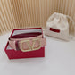 Valentino Garavani   vlogo signature belt in glossy calfskin 40mm