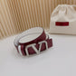 Valentino Garavani   vlogo signature belt in glossy calfskin 40mm