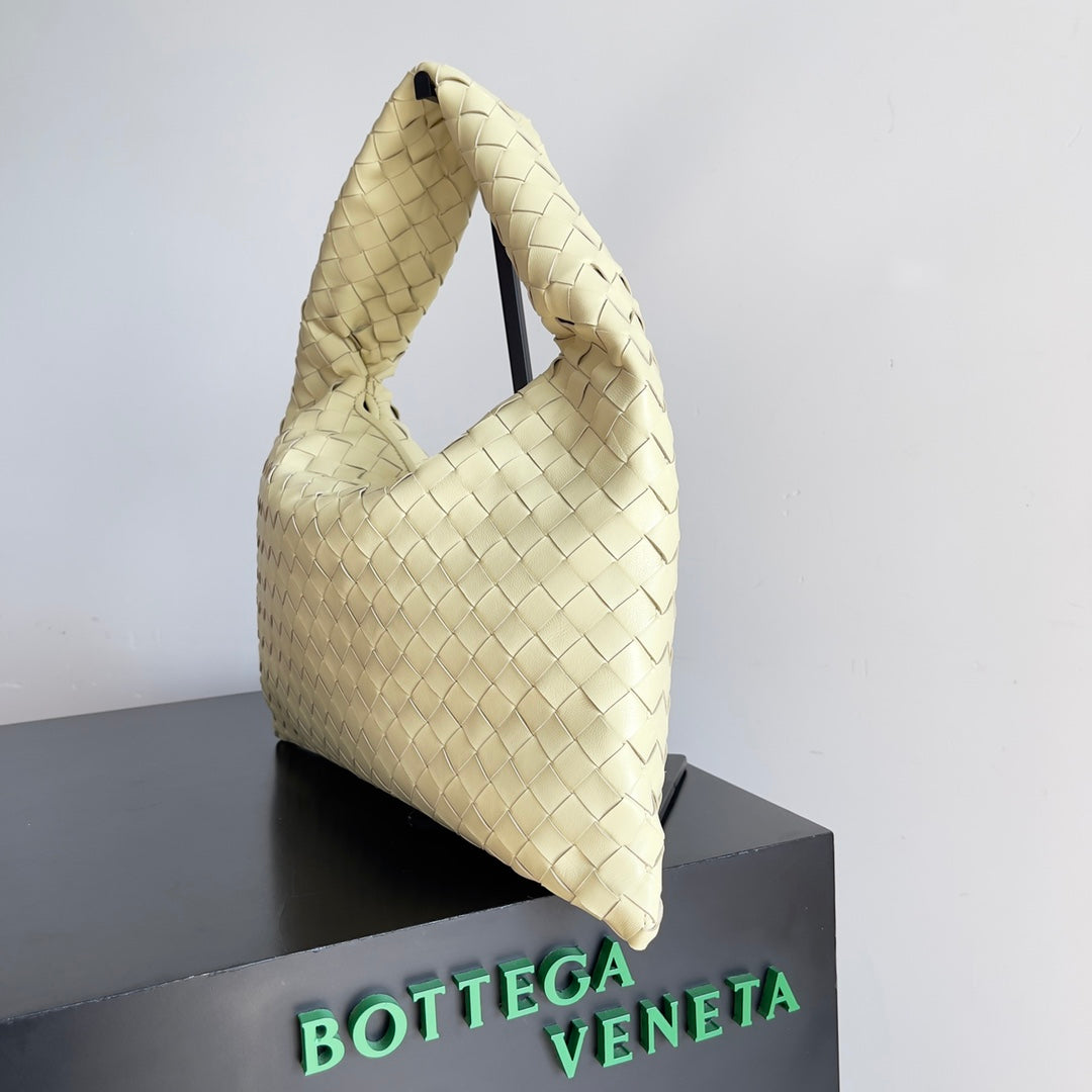 Bottega Veneta Women's Metallic Hop Large Leather Tote Bag