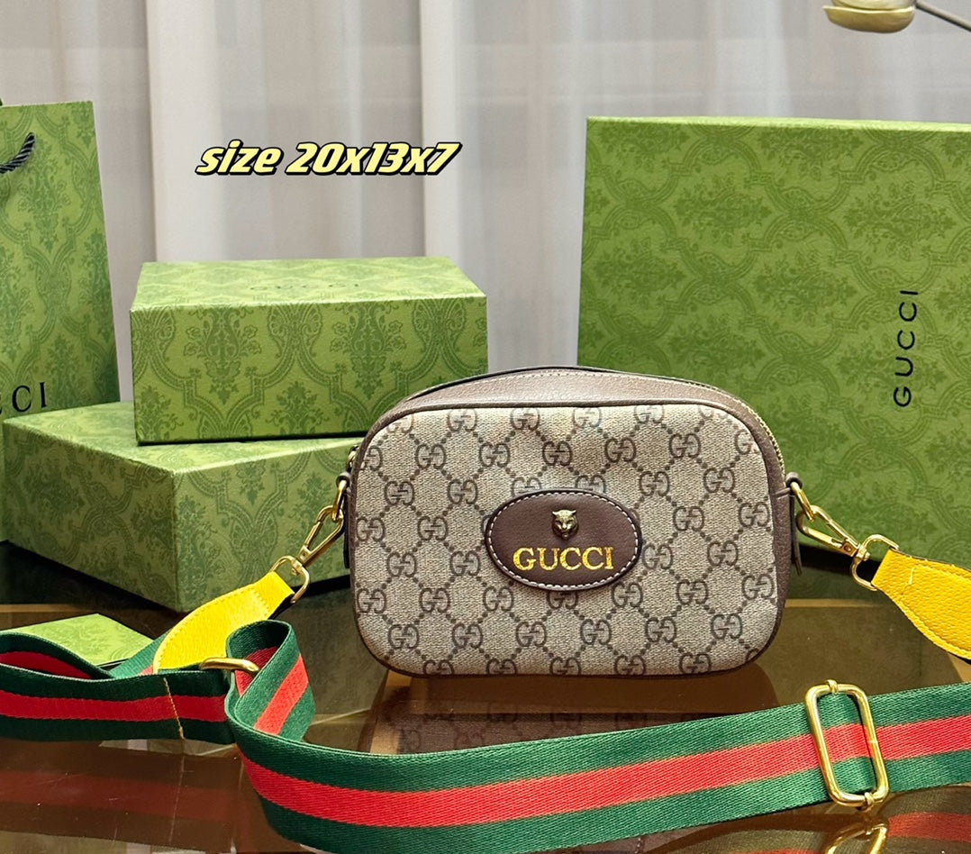 GUCCI | Casual Style Canvas Leather Party Style Elegant Style- VIP