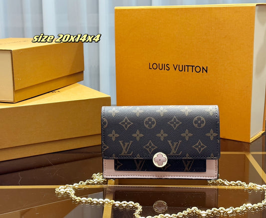 Louis Vuitton flore chain wallet- VIP