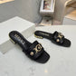 VERSACE SATIN SLIDES