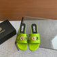 VERSACE SATIN SLIDES