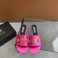 VERSACE SATIN SLIDES