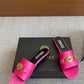 VERSACE SATIN SLIDES