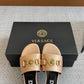 VERSACE SATIN SLIDES