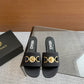 VERSACE SATIN SLIDES