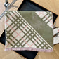 Burberry Lightweight Giant Check Wool & Silk Scarf