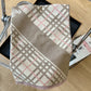 Burberry Montage Print Silk Square Scarf Archive Beige