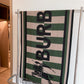 Burberry Lightweight Giant Check Wool & Silk Scarf