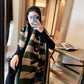 Burberry Lightweight Giant Check Wool & Silk Scarf