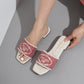 PRA-DA ricamo jacquard slides- SHOE