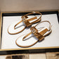 CHANEL | Casual Style Elegant Style Logo Sandals Shoe