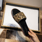 Louis Vuitton Lock It pony-style calfskin mules- SHOE