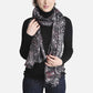 Fashion Feather Print Skinny Scarf