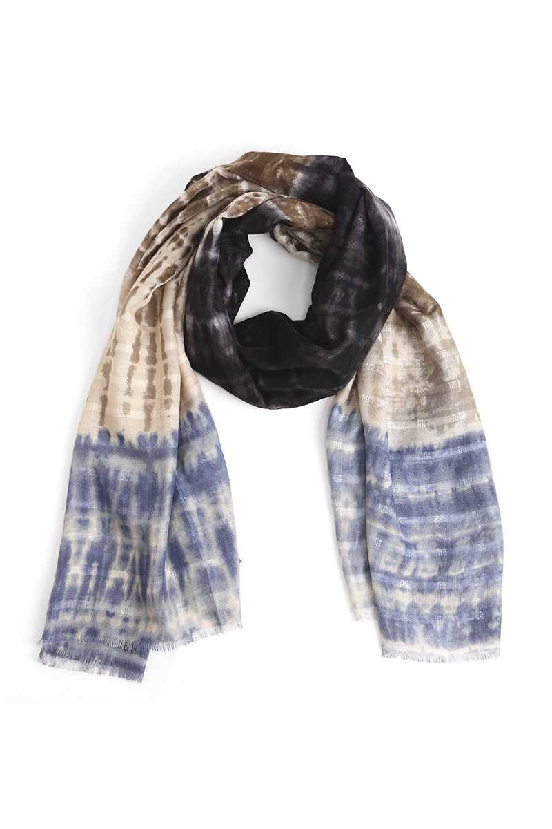 Fashion Tie Dye Skinny Scarf