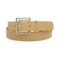 Outline Cutout Square Buckle Belt